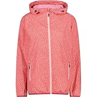 CMP - Giacca Donna con Cappuccio Antipioggia, Corallo