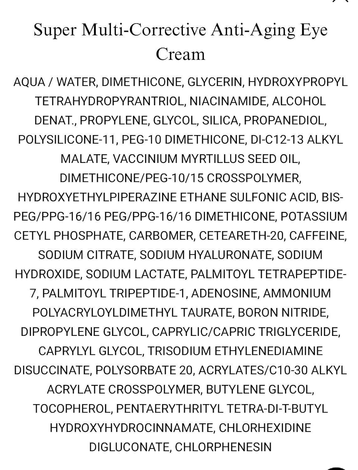 Kiehl’s Super Multi-Corrective Eye Zone Treatment : Beauty & Personal Care