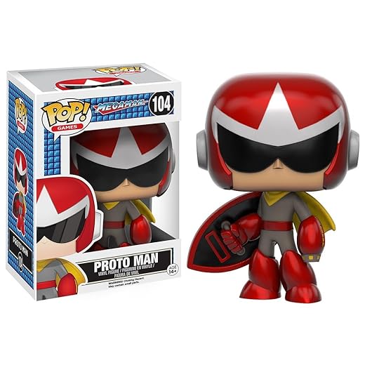 En Oferta Funko Pop Games: Mega Man - Proto Man Action Figure