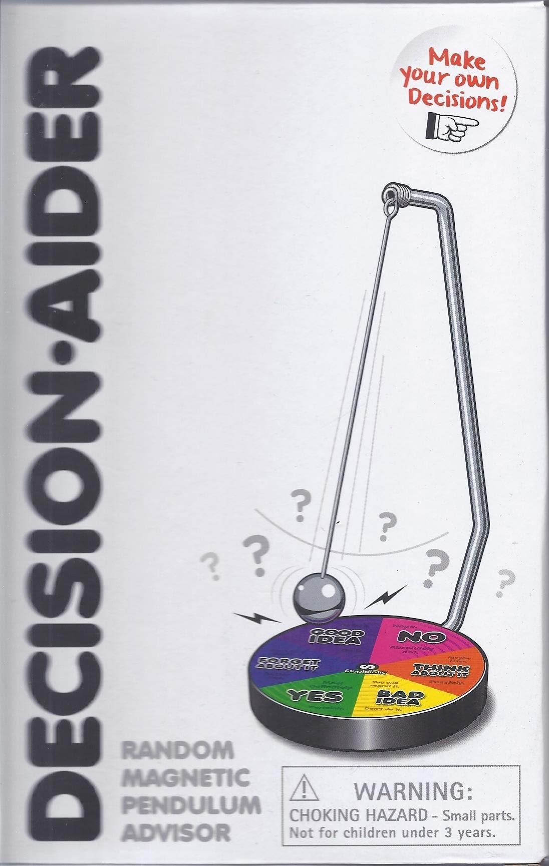 Playmaker Toys Stupidiotic Decision-Aider Random Magnetic Pendulum Advisor