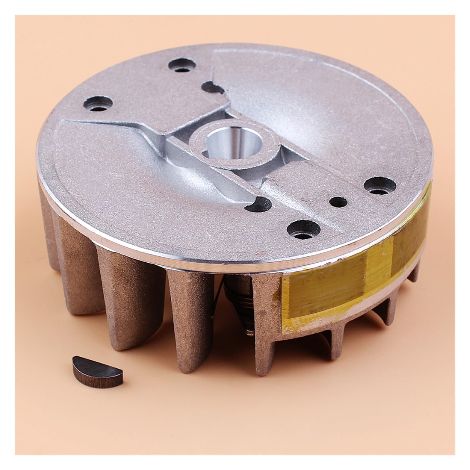 1 Juego de trinquetes de arranque de volante, llave Woodruff for H 142 142E 137 137E, piezas de repuesto de motosierra de arranque fácil 530059637