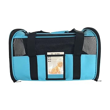 Aswadh Pet Dog Carrier Backpack Pet Carrier Bag Cat Dog Travel Backpack Blue