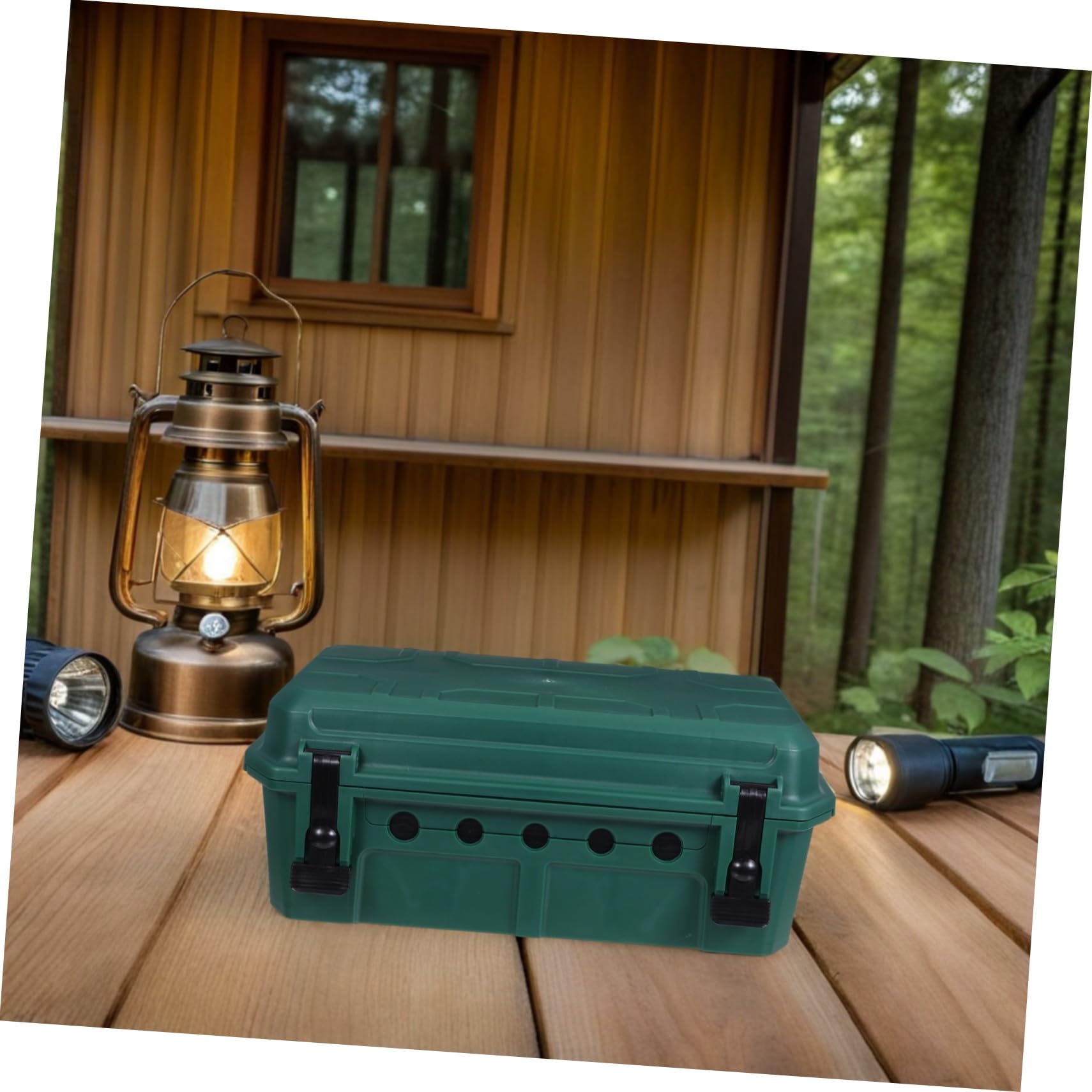 Healifty Caja Eléctrica Exterior para Enchufes y Regletas Diseño Espacioso para Cables y Adaptadores Fácil Instalación y Desmontaje Rápido para Iluminación Herramientas de Jardín y Equipos