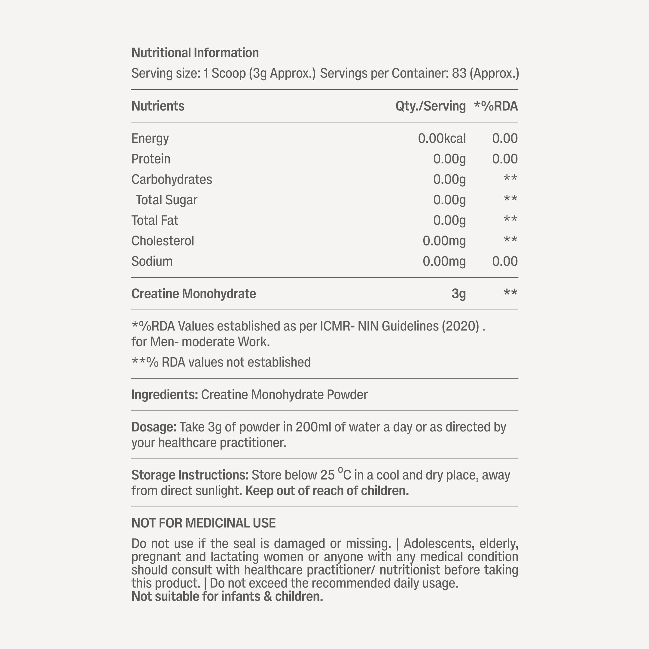 Alpino SuperONE Nano-Particle Creatine Monohydrate Powder | 3000mg Creatine per Scoop | 0.12 Micron Particle Size for Faster Absorption | Strength, Power & Recovery | 250g