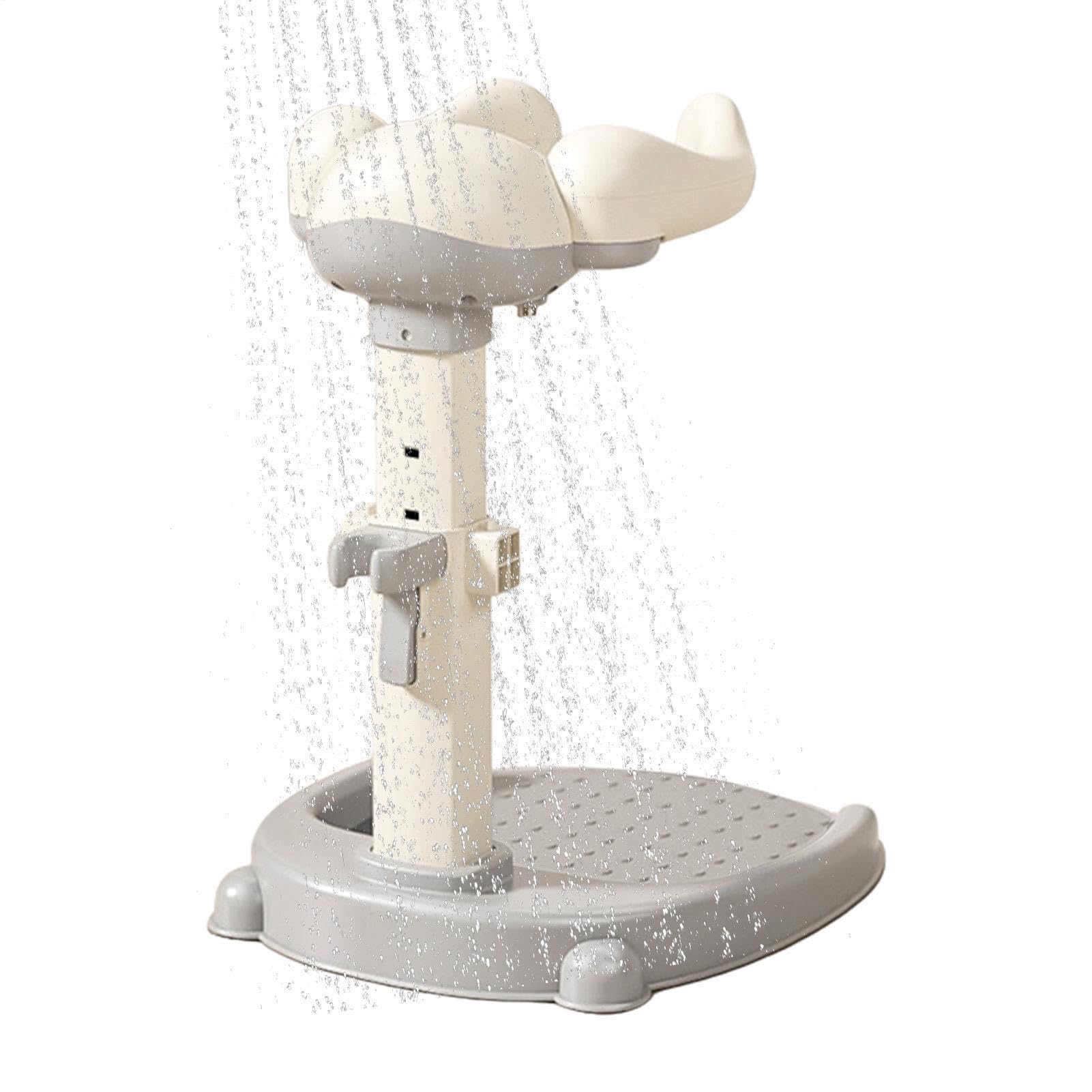 Repisa De Baño Para Niños Pequeños Soporte Ajustable | Ducha De Pie Antideslizante Infantil para Niños y Niñas en el Hogar y en la Bañera Apartamento Viajes y Hoteles