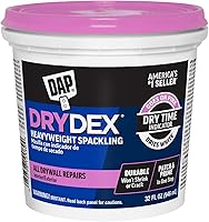 DAP DryDex Spackling Pink-to-White Dry Time Indicator, 32 oz - Fast-Drying Wall Repair for Drywall, Plaster, Wood