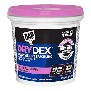 1 qt Dap 12330 DryDex Interior/Exterior Spackling, White - Amazon product rated Grade C