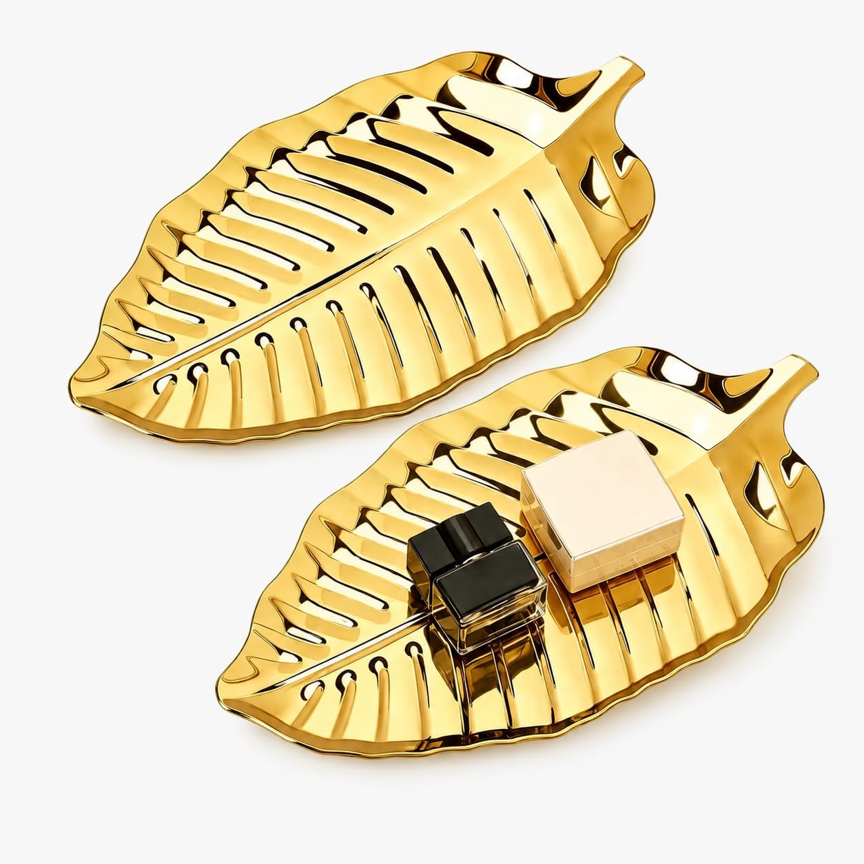 Gold Spoon Rest Set of 2, 6.7 Inch Stainless Steel Holder