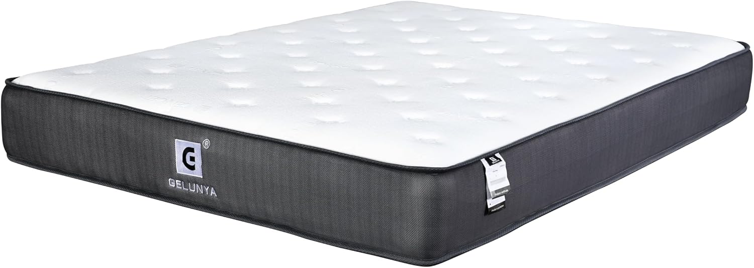 GELUNYA Queen Mattress, 10 Inch Hybrid Mattress in a Box