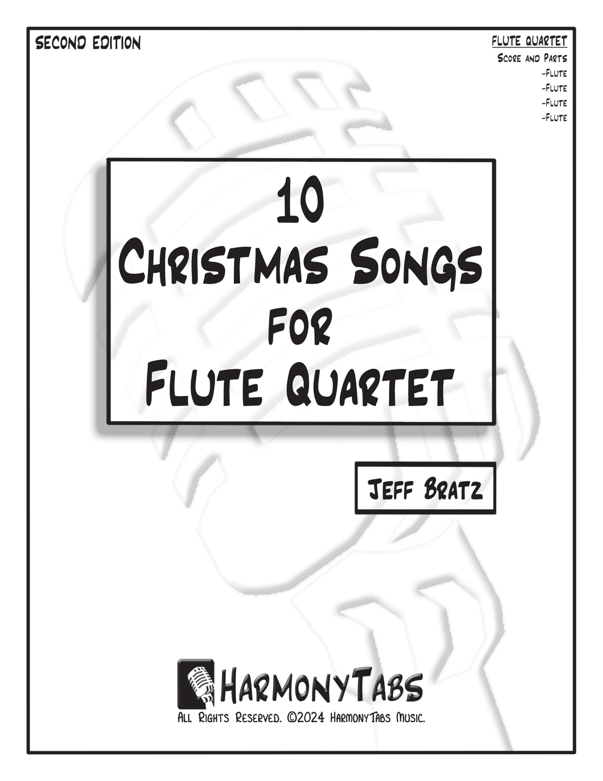 Christmas Songs for Flute Quartet arrangements révisés en seconde édition anglaise