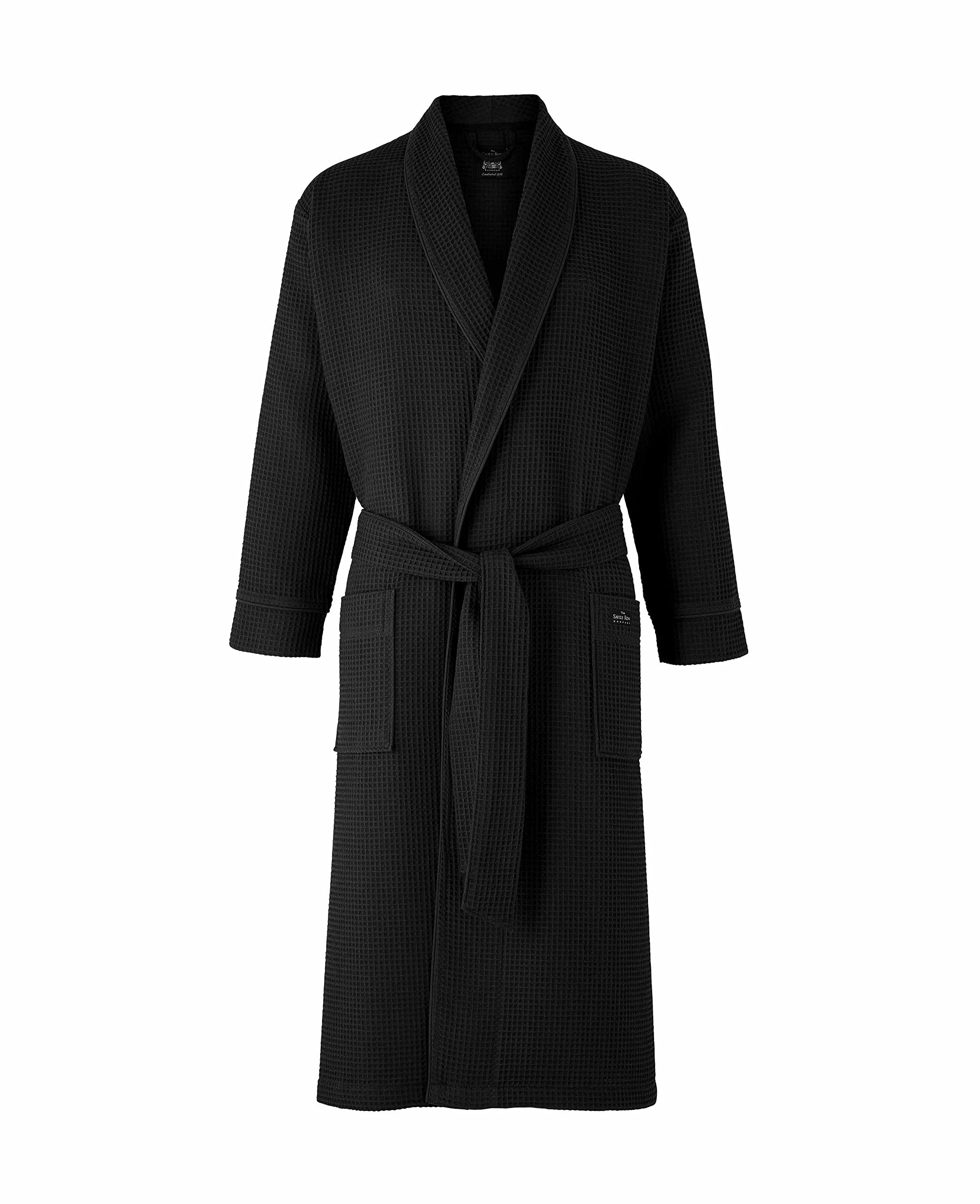 the savile row company london Men's Lightweight Super Soft Warm Fleece Dressing Gown-picture-16