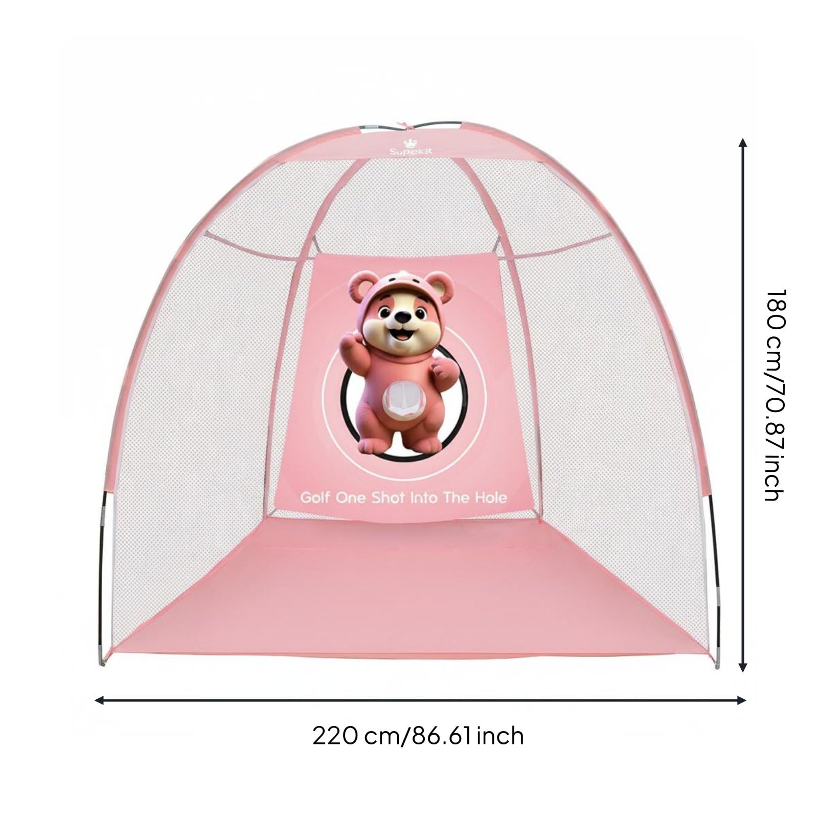 TISHITA Rete da Golf Rete Allenamento Golf Tenda Pratica Golf Rete Golf Bersaglio Struttura Stabile in Fibra di Vetro E Tessuto Resistente Pieghevole E