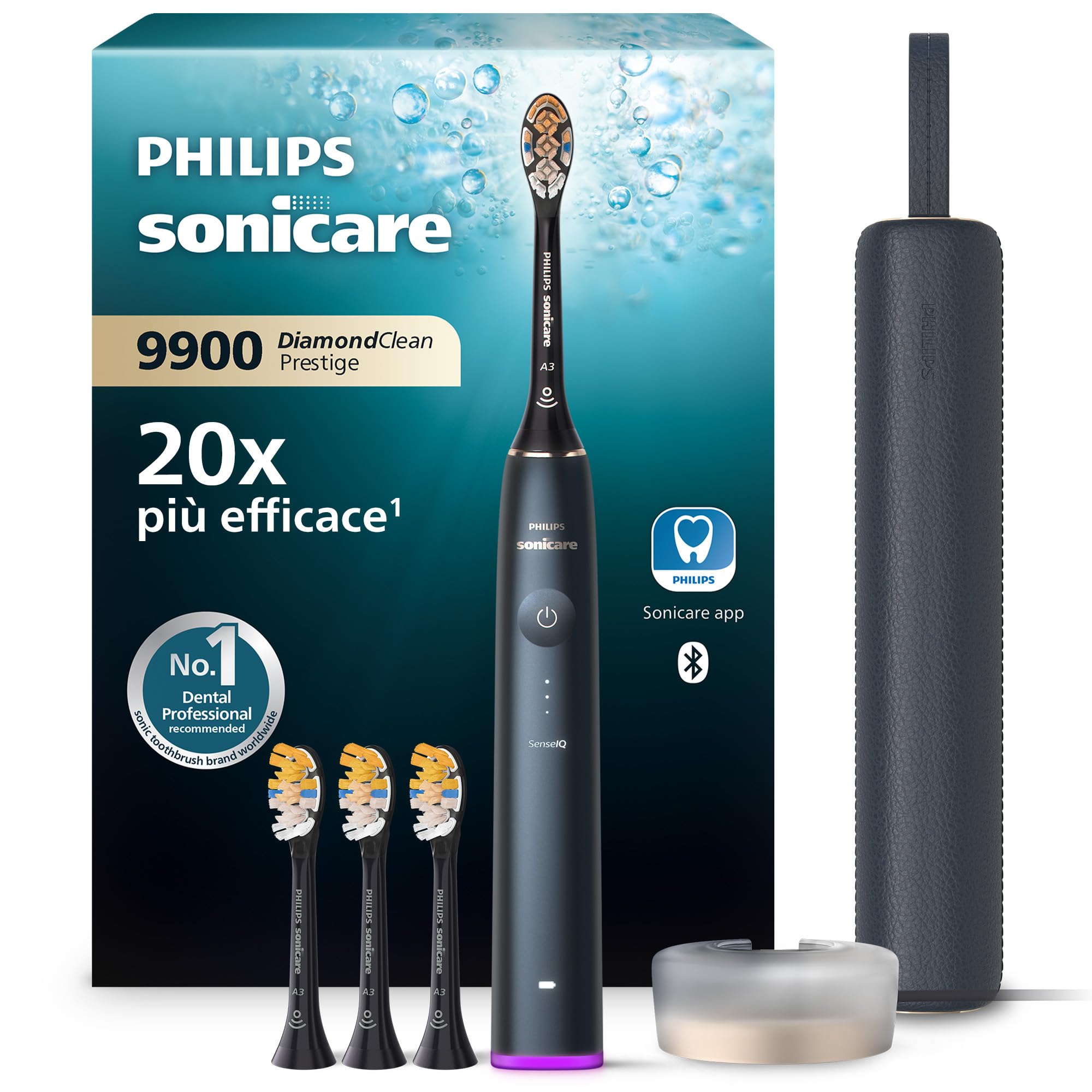 Philips Sonicare DiamondClean 9900 Prestige - Spazzolino elettrico con tecnologi