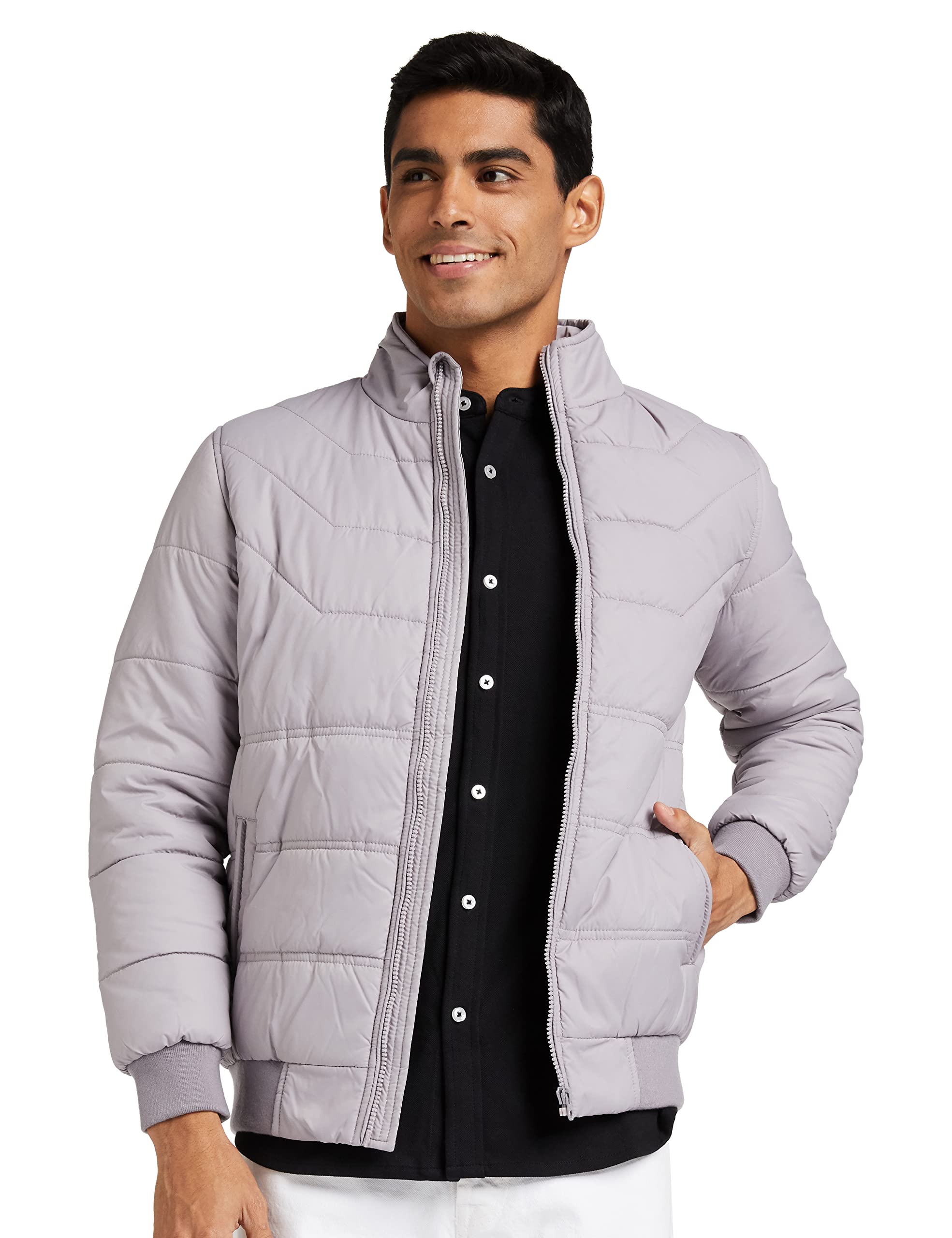 Men's 100% Polyester Regular Jacket