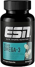 ESN Omega-3 Vegan, 120 Vegan Capsules, High Dose Algae Oil, 216 mg EPA & 432 mg DHA per Serving