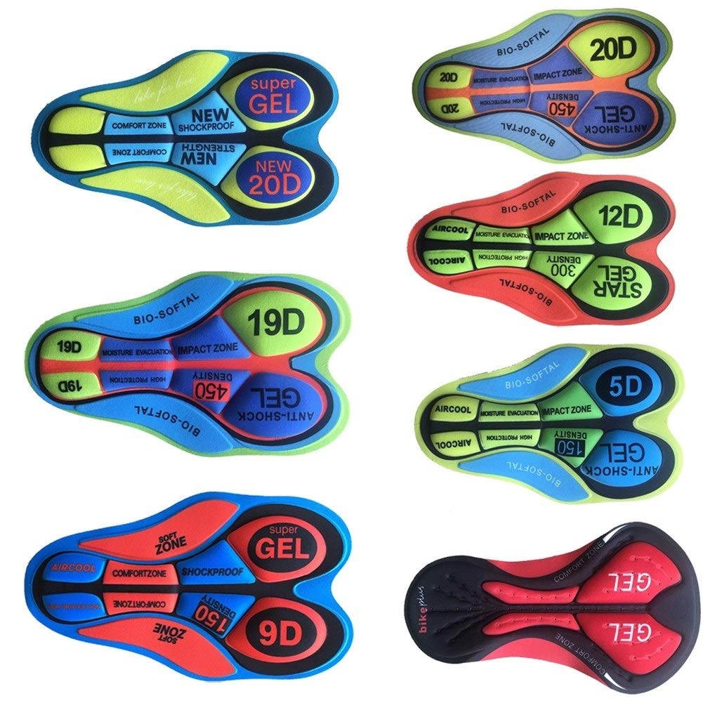 Protection Fessière Cuissard VTT Avec Coussin Gel - Hommes Et Femmes - Respirant Et Antichoc - Pour Cyclisme Confort Cuissard VTT Gel
