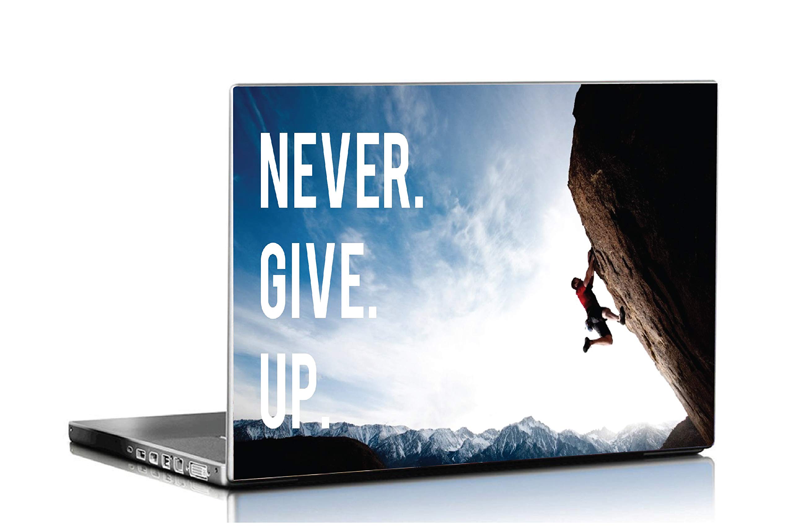 ISEE 360® Never Give Up Motivational Quotes Laptop Skin Cover Stickers 15.6 Inches Laptop Sticker (MC) (B08NT2TFC5) Amazon Price History, Amazon Price Tracker