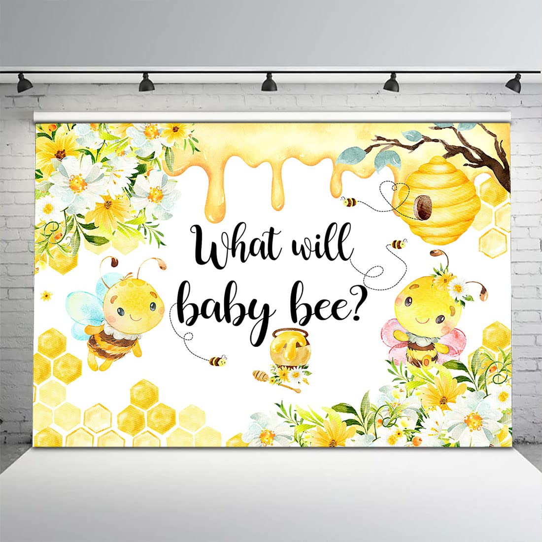 Sfondo Rivelazione Genere Baby - Rosa E Blu Con Nuvole, Stelle, Luna | 210x150 Cm | Cotone, Per Feste E Foto - Foto 4