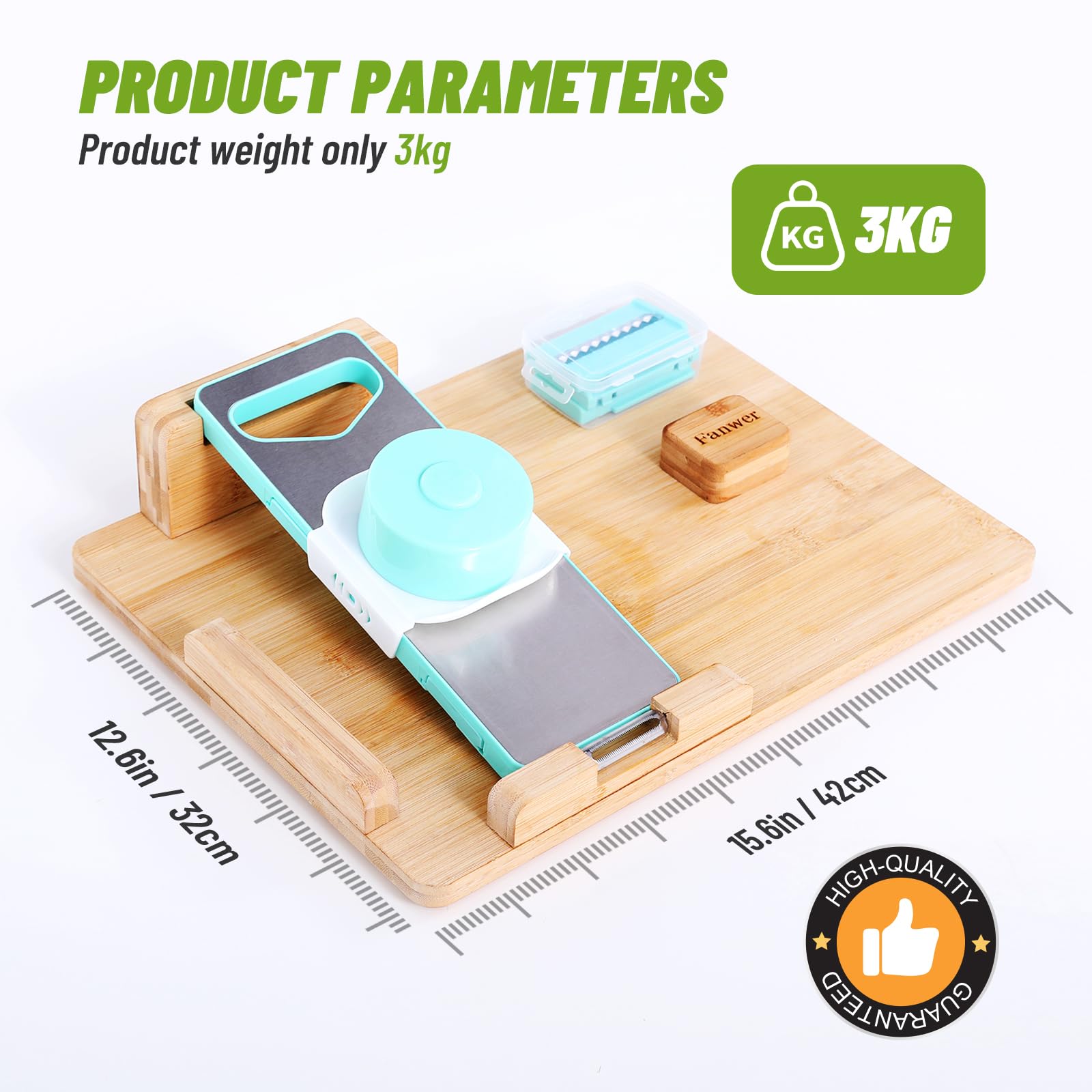 Fanwer Tabla de cortar adaptable con una sola mano, antideslizante con topes de pan y pinchos, perfecta para amputados y discapacitados, con una sola mano para cortar y cortar sin esfuerzo, tabla de