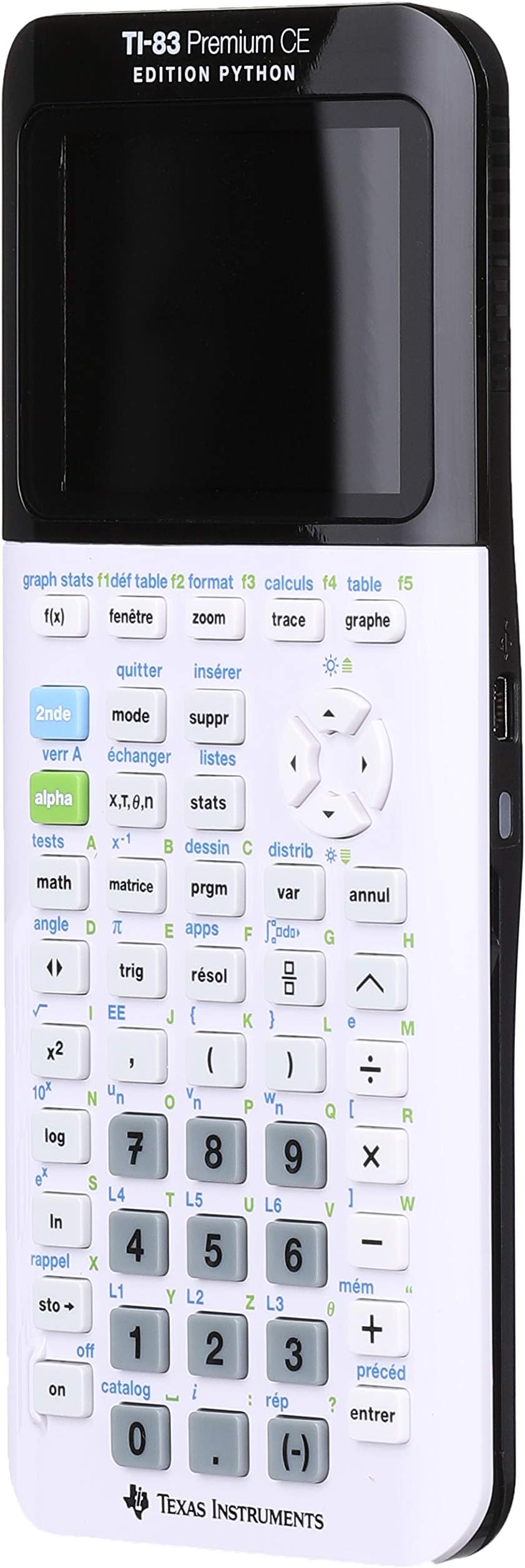 TEXAS INSTRUMENTS TI-83 PREMIUM CE PYTHON PK 10