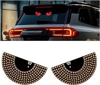 車用デビルアイライト 2個 車用リアウィンドウスクリーン LEDデビルアイ USBデビルアイダイナミックデーモンイービルアイライト 自動車 トラック フロントガラスウィンドウ用すばらしい