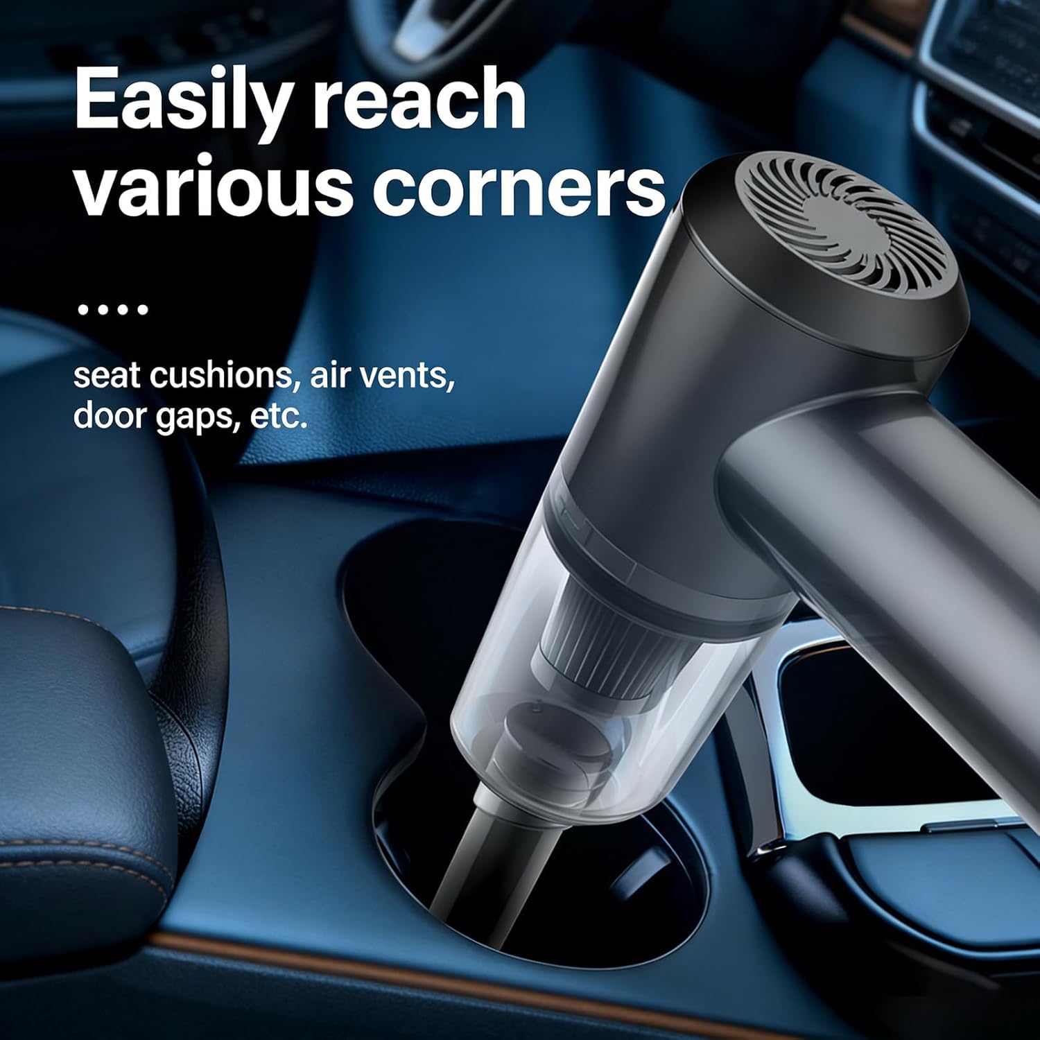 Car Handheld Vacuum Cordless for MINI Cooper/Cooper S F54 F55, High Power Suction, 4 in 1, Lightweight Rechargeable Hand Vacuum, Hand Held Vacuum Cleaner for Car, Home and Pet Hair