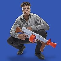 Vista 6 de Nerf Fortnite DG Dart Blaster - Tambor giratorio de 15 dardos, acción de bomba, 15 dardos oficiales de Nerf