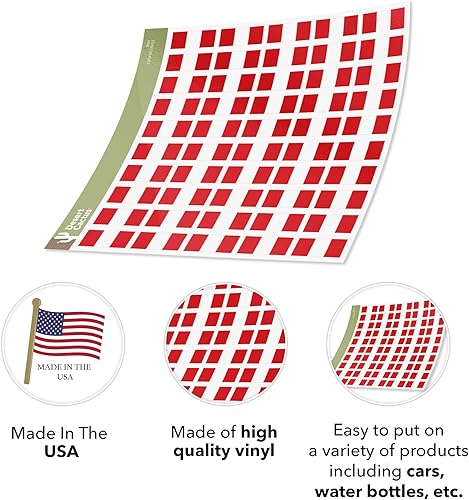 Miniatura 3 de Desert Cactus Pegatina de bandera de Perú calcomanía de país de 1 pulgada, hojas rectangulares de 50 piezas en total con logotipo de niños, álbum de