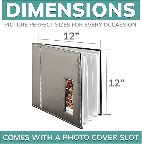 Miniatura 8 de Marco de fotos para cabina de fotos álbum de fotos con pantalla de fotos blanco 12 x 12
