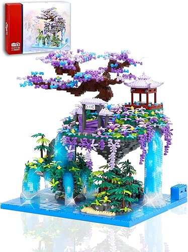 Miniatura 8 de Chinese Architecture - Juego de mini bloques de torre grande, modelo de colección West Lake para juego de exhibición, regalo de Navidadcumpleaños