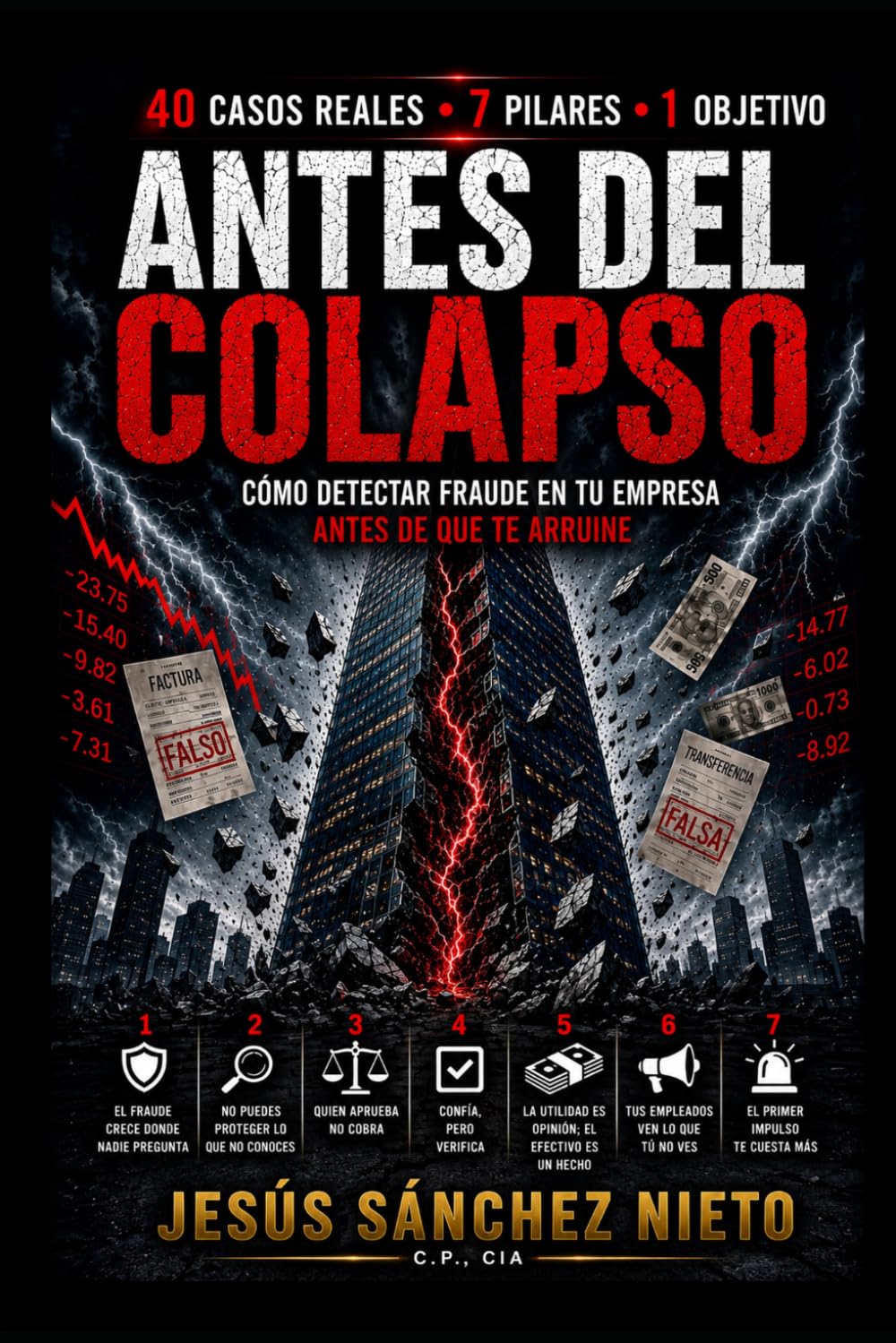 Antes del Colapso: Cómo detectar fraude en tu empresa antes de que te arruine — 40 casos reales, el sistema de 7 pilares y los 5 riesgos silenciosos que todo dueño de PYME debe conocer