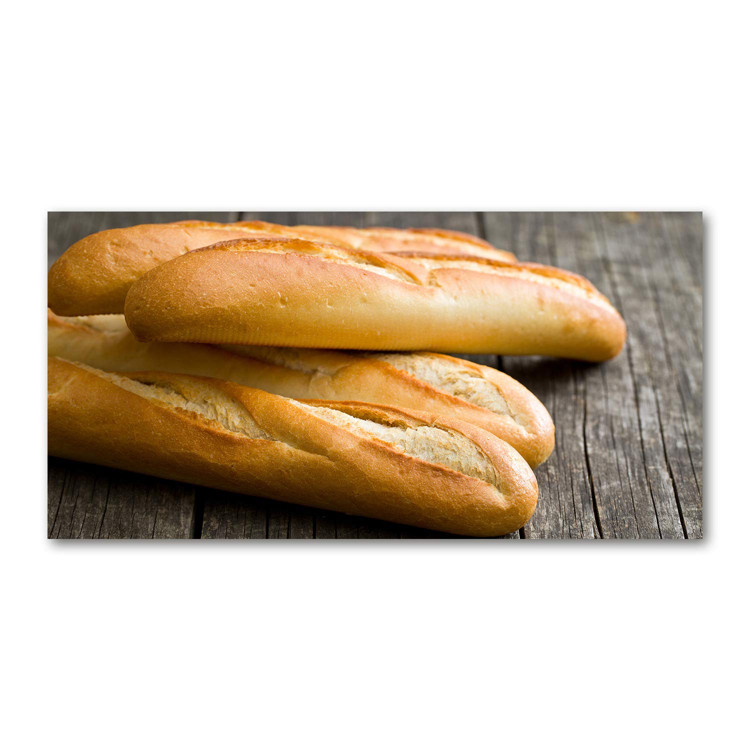 Image verre acrylique marron Bagels pour déco murale de cuisine