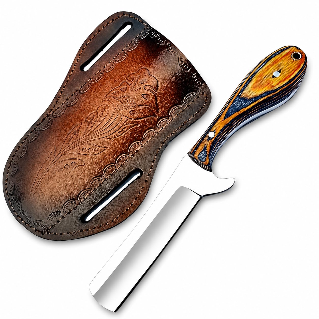 Amazon.com : WARIVO 8” D2 Bull Cutter Knife with Sheath, Full Tang