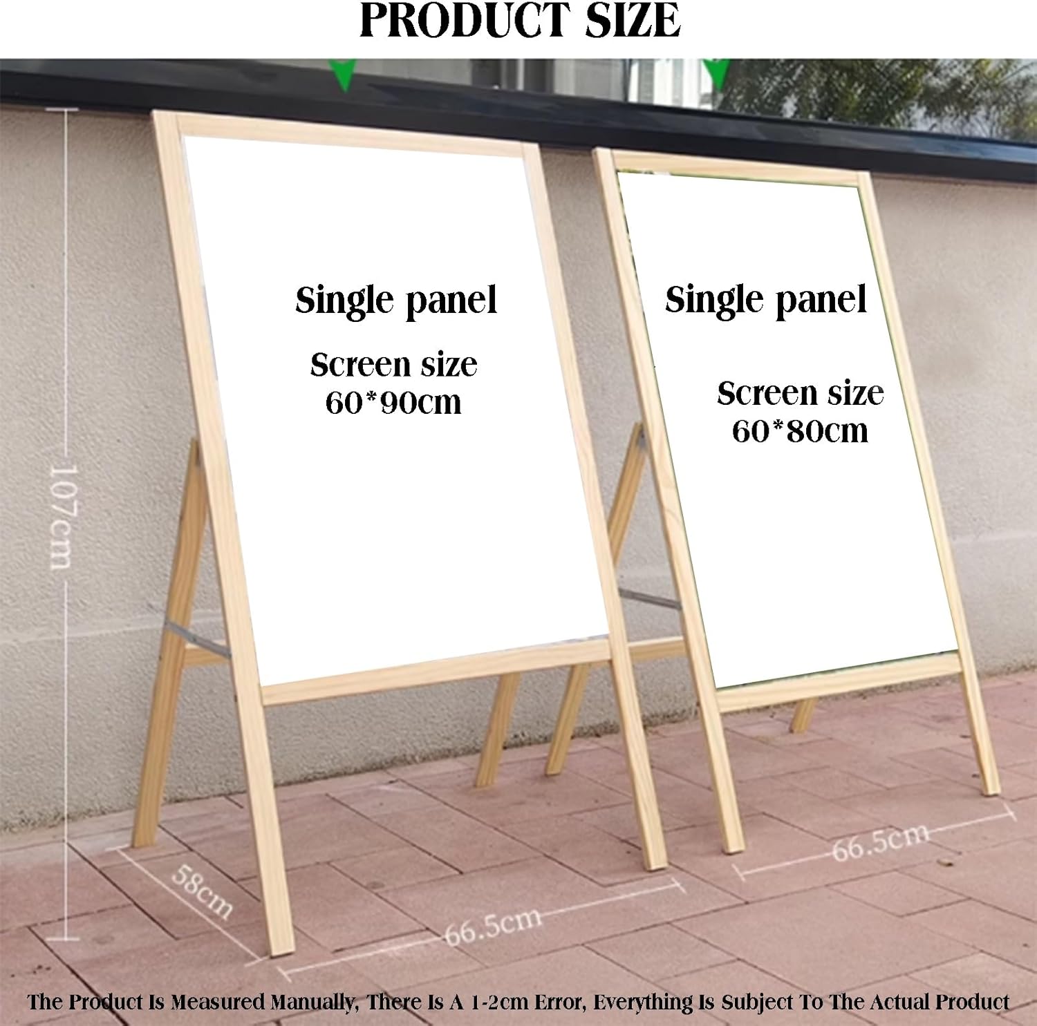 片面描画フォルダー付きイーゼルスタンド、調節可能なキャンバスホルダー付き木製ディスプレイイーゼル、キャンバスディスプレイ用(60X8