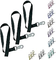 Vista 8 de Majestic Ally Paquete de 3 ganchos para correa de cubo de caballo, diseño práctico y fácil para uso en interiores o exteriores, juego de 3, 1 x 22