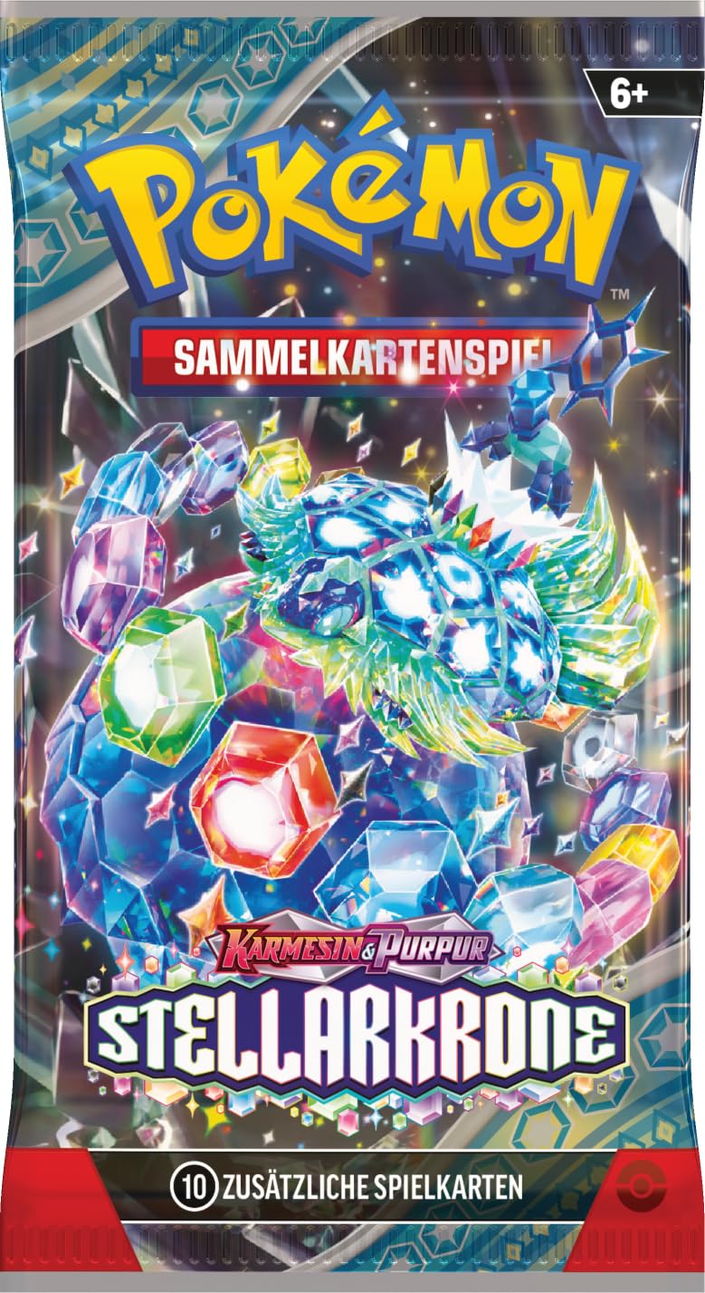 Pokemon Carte Pokemon Lot De 10 Cartes à Collectionner Carmesin & Pourpre | Allemand | Série De Cartes Scarlet & Violet | Arkero-G 100 Pochettes Souples Carte Pokemon Or