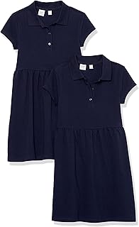 Girls' 2-Pack Polo Dress