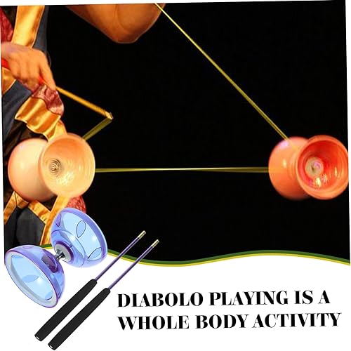 Miniatura 7 de 1 Unidades diábolo de plástico yoyo para niños - Yoyo chino triple rodamiento niños juguetes insensible yoyo respiración dedo chino yoyo profesional