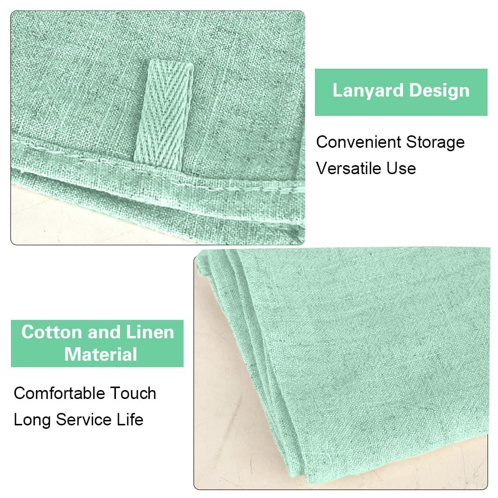 Set van 10 servetten van natuurlijk linnen, 40 x 40 cm, duurzame stof, tafeldecoratie voor keuken, eettafel, diner, café, restaurant, feest, bruiloft, verjaardag, beige