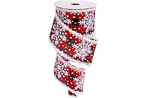 Whaline Snowflake Ribbon: A Winter Wonderland of Festive Cheer