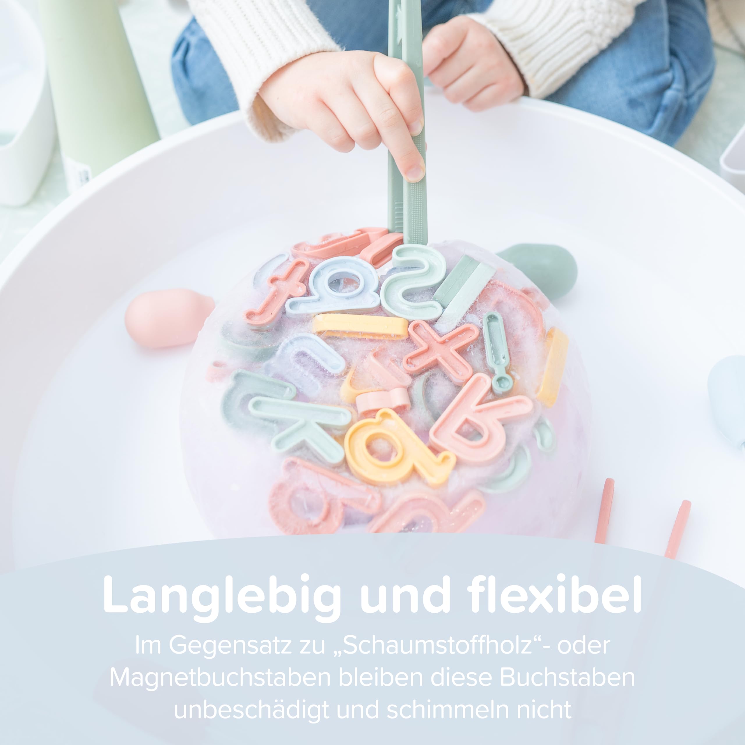 Inspire My Play-Buchstaben-Set für Kinder – ABC-Spielzeug für 3-Jährige – Badebuchstaben für sensorisches und chaotisches Spielen