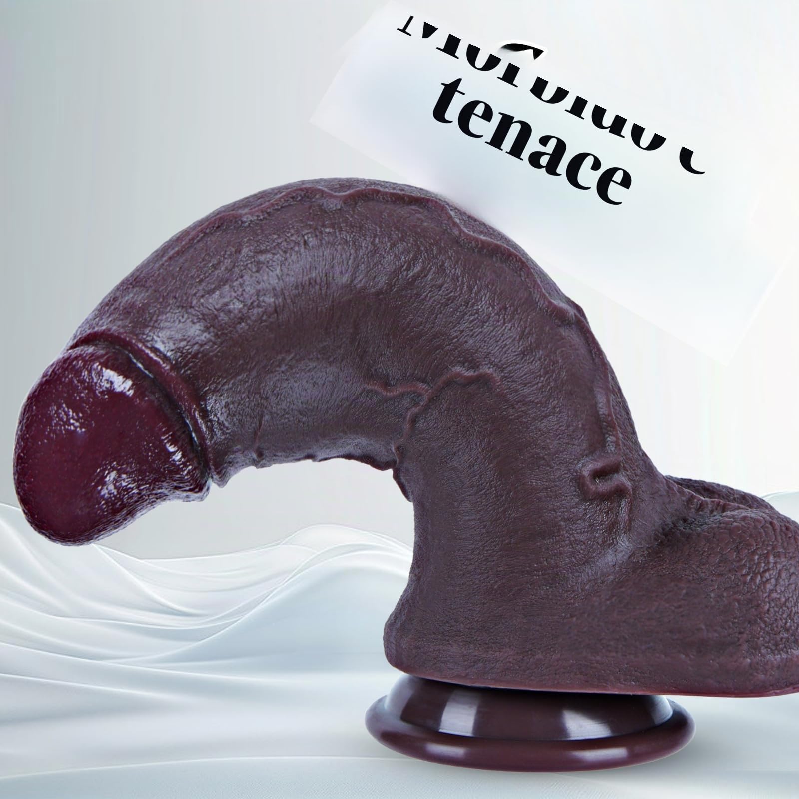 Dildo gigante in silicone a doppia densità da 26,7 cm, diametro 7,6 cm, extra spesso e realistico, con grande ventosa, giocattolo adulto XXXL, unisex, per stimolazione del punto G vaginale e uso anale