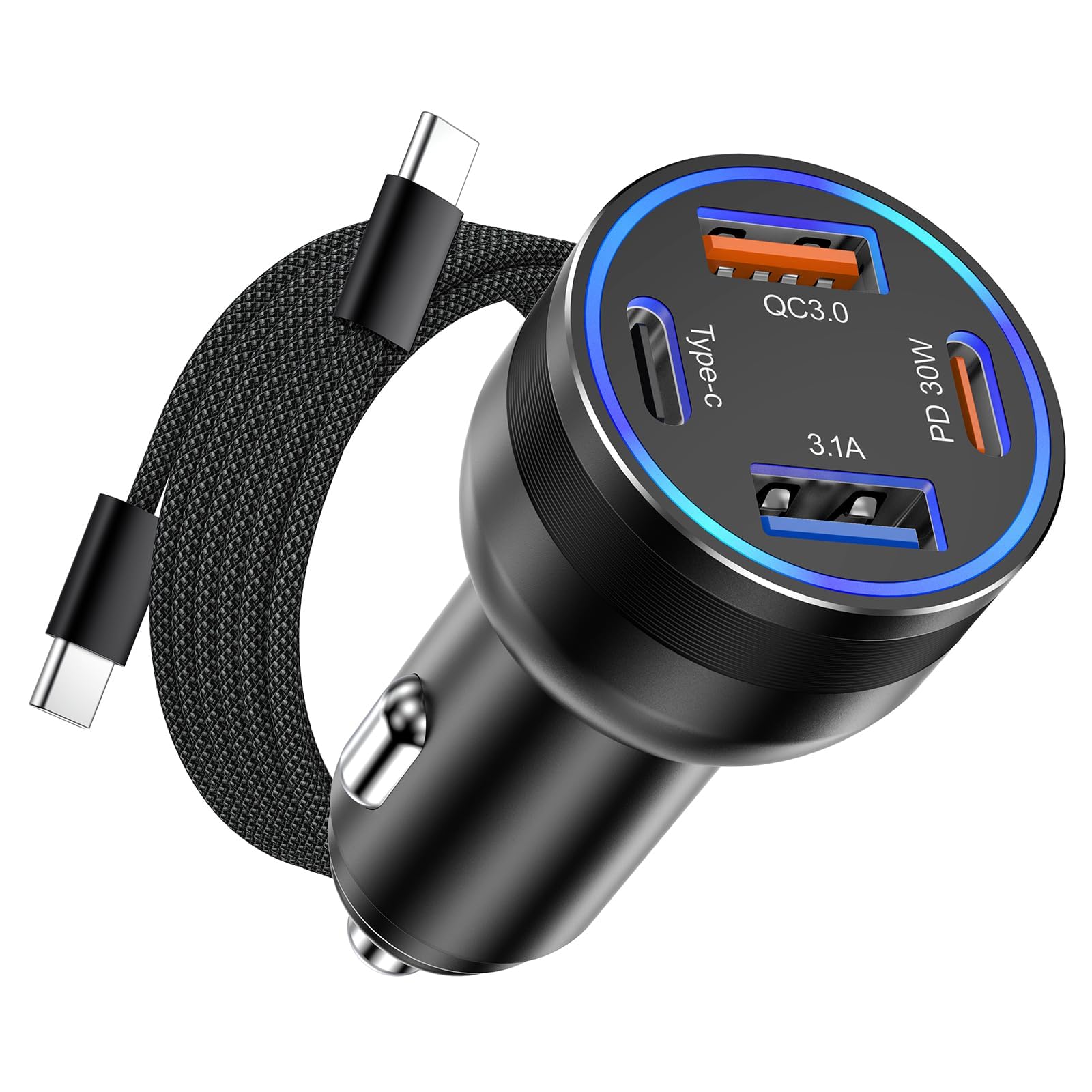 cigarette lighter charger for iphone 16 Amazon.com: iPhone 17/16 Pro Max Car Charger, 65W 4-Port USB C Cigarette  Lighter Adapter Fast Charging Car Charger Adapter with 6FT Braided USB C  Cable for iPhone 17/16 Plus/16 Pro/16 15 Pro