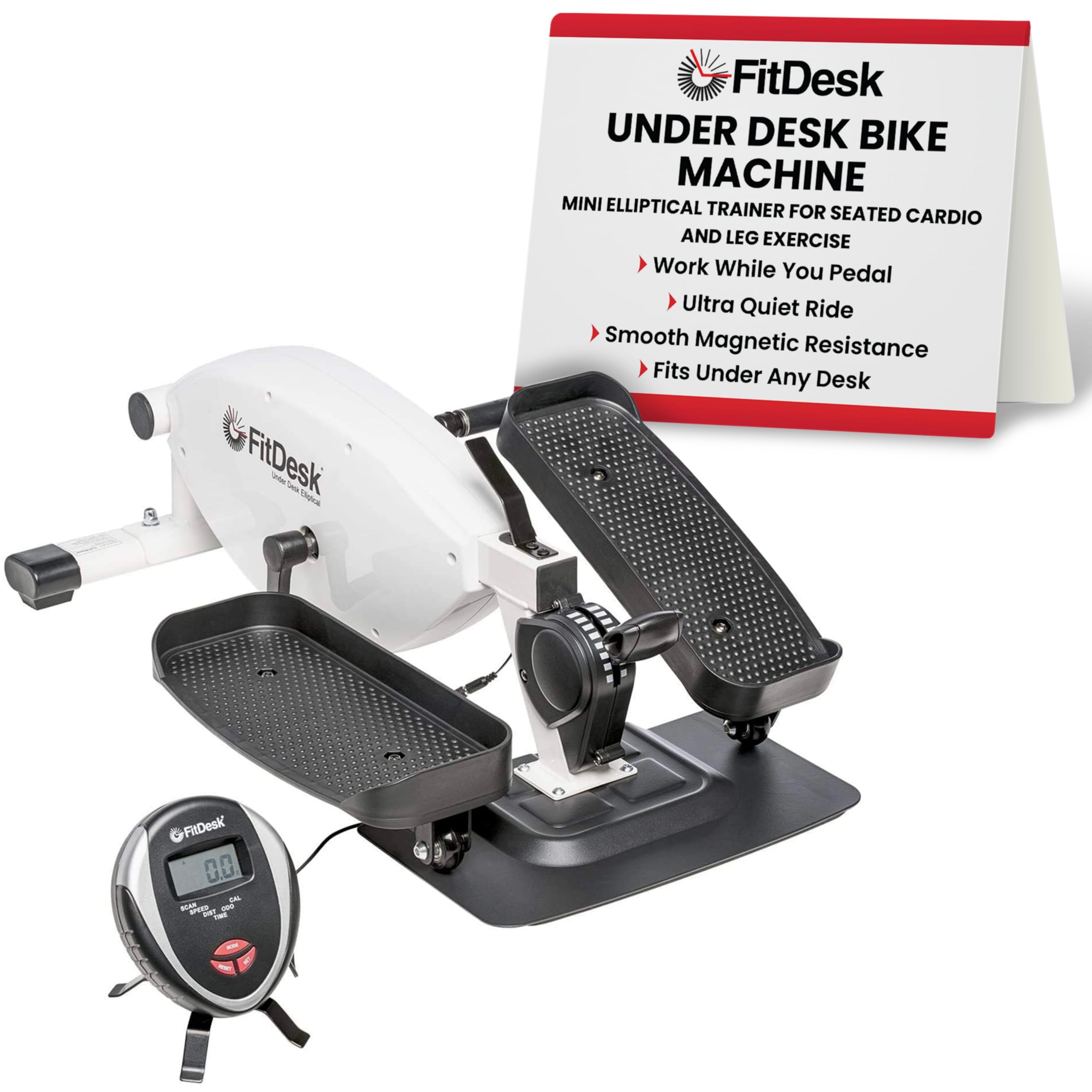 Amazon.com : FitDesk Under Desk Elliptical Machine, Compact