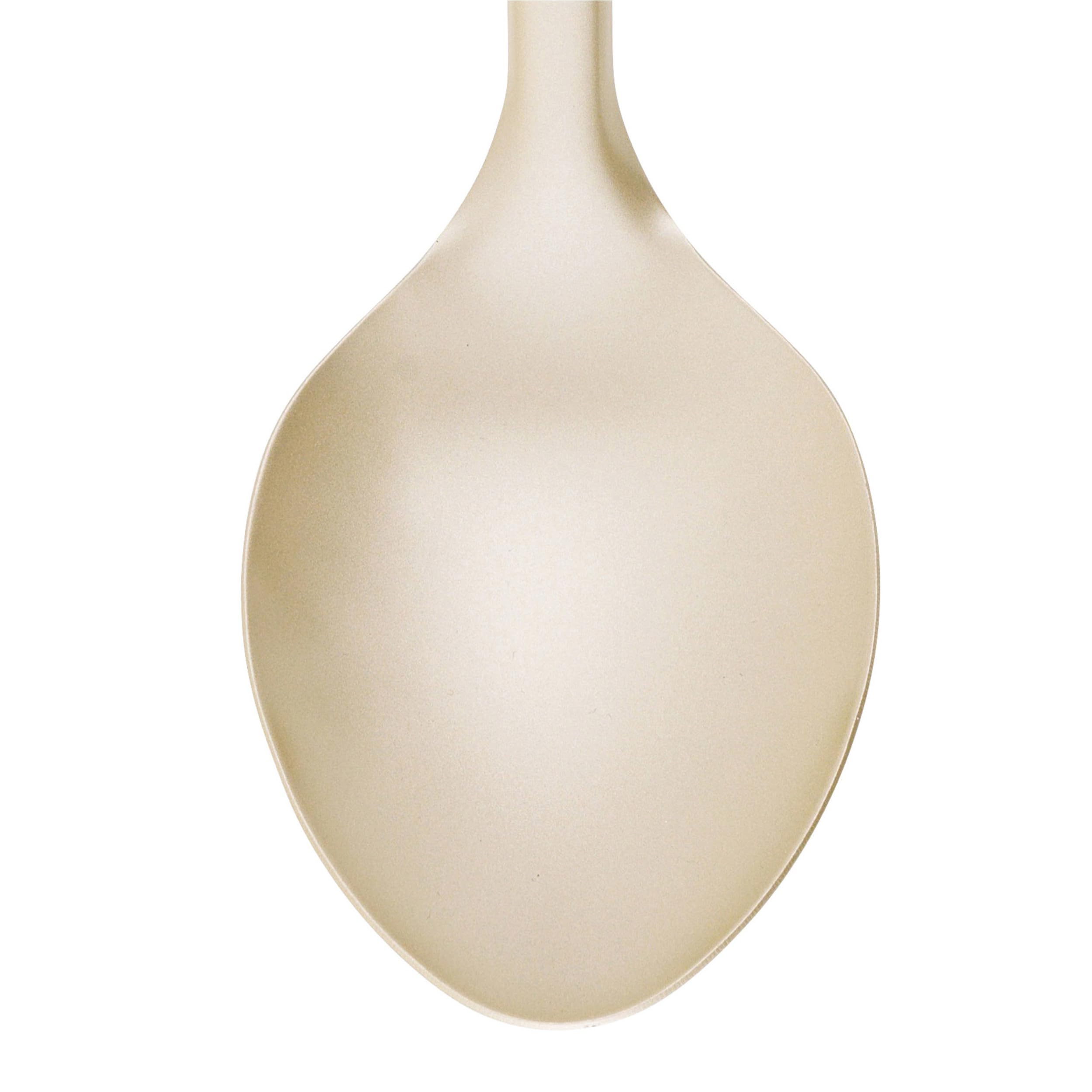 Salter BW11129EU7 Olympus Collection Solid Spoon, Long-Lasting Stainless Steel Serving Spoon Kitchen Utensil, Hanging Hook, Easy-Clean, Metal Multifunctional Cooking Tool, Stirring and Serving, Gold