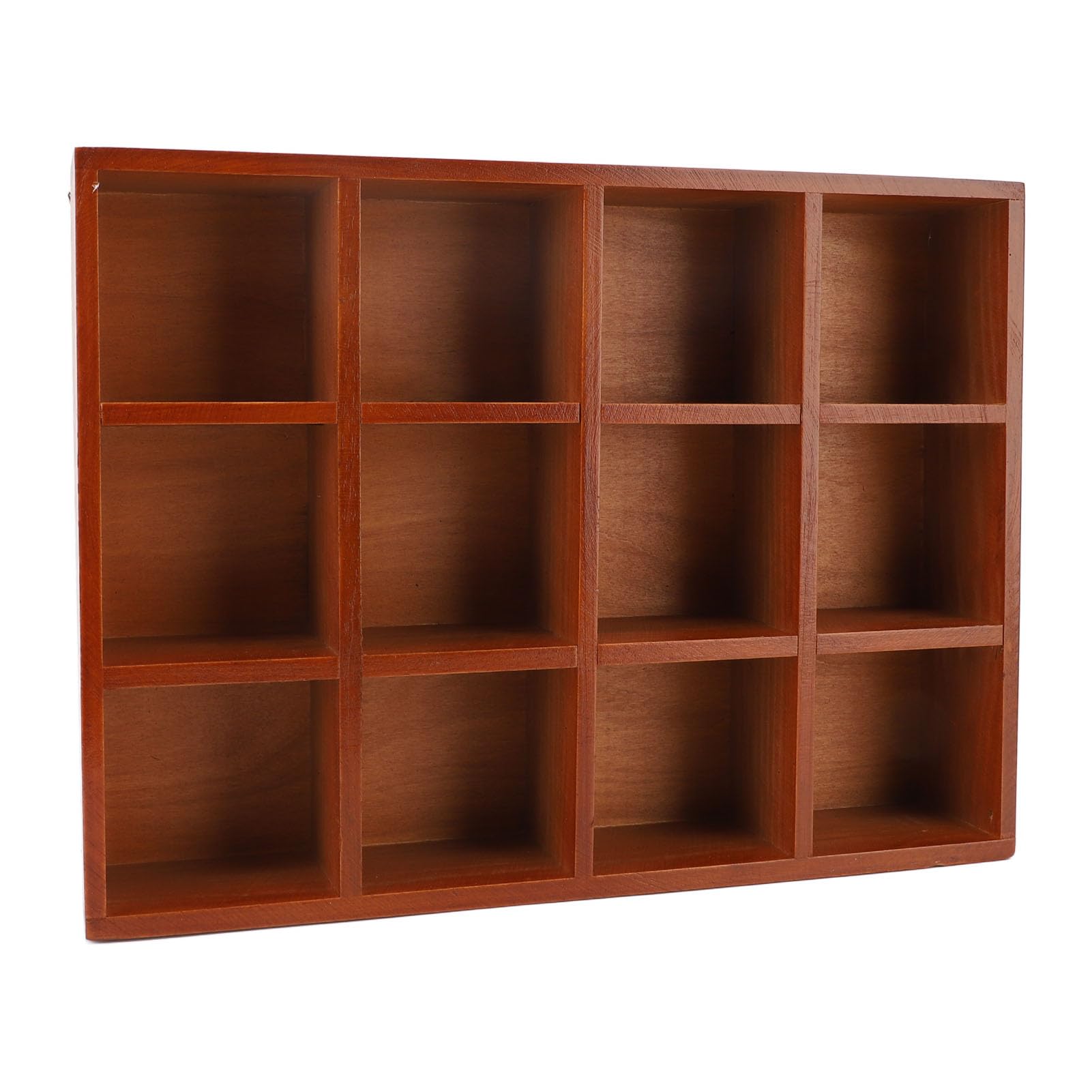 Organizer da Scrivania in Legno con Scomparti Multipli, Elegante Soluzione di Archiviazione per Casa e Ufficio, Struttura in Legno Massello, Ideale per Scrivania o Bancone