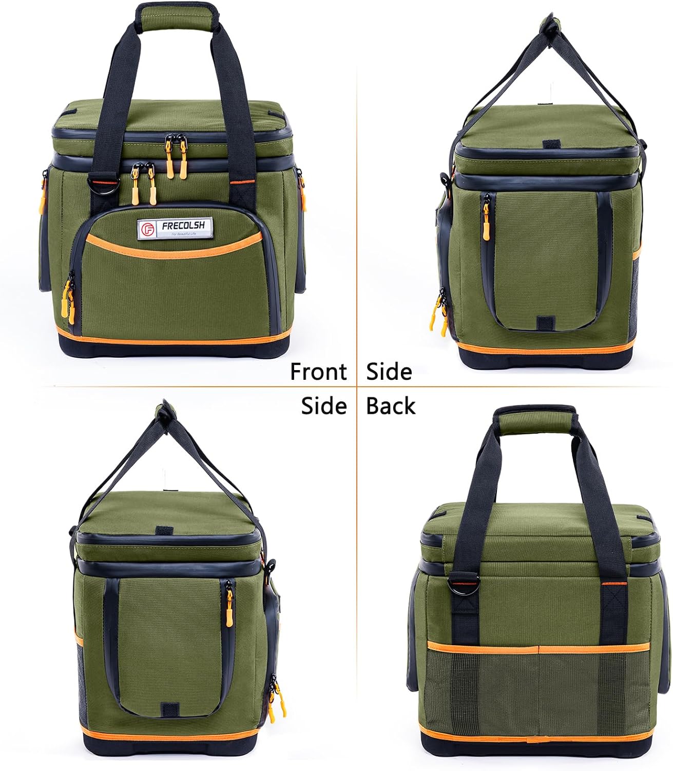 Double-Layer Travel Carrying Case for Jackery Explorer 1000 v2 – Hard Molded Bottom, Side Ventilation & Front Pockets, Portable Power Station Storage Bag for Jackery Accessories & Solar Generator