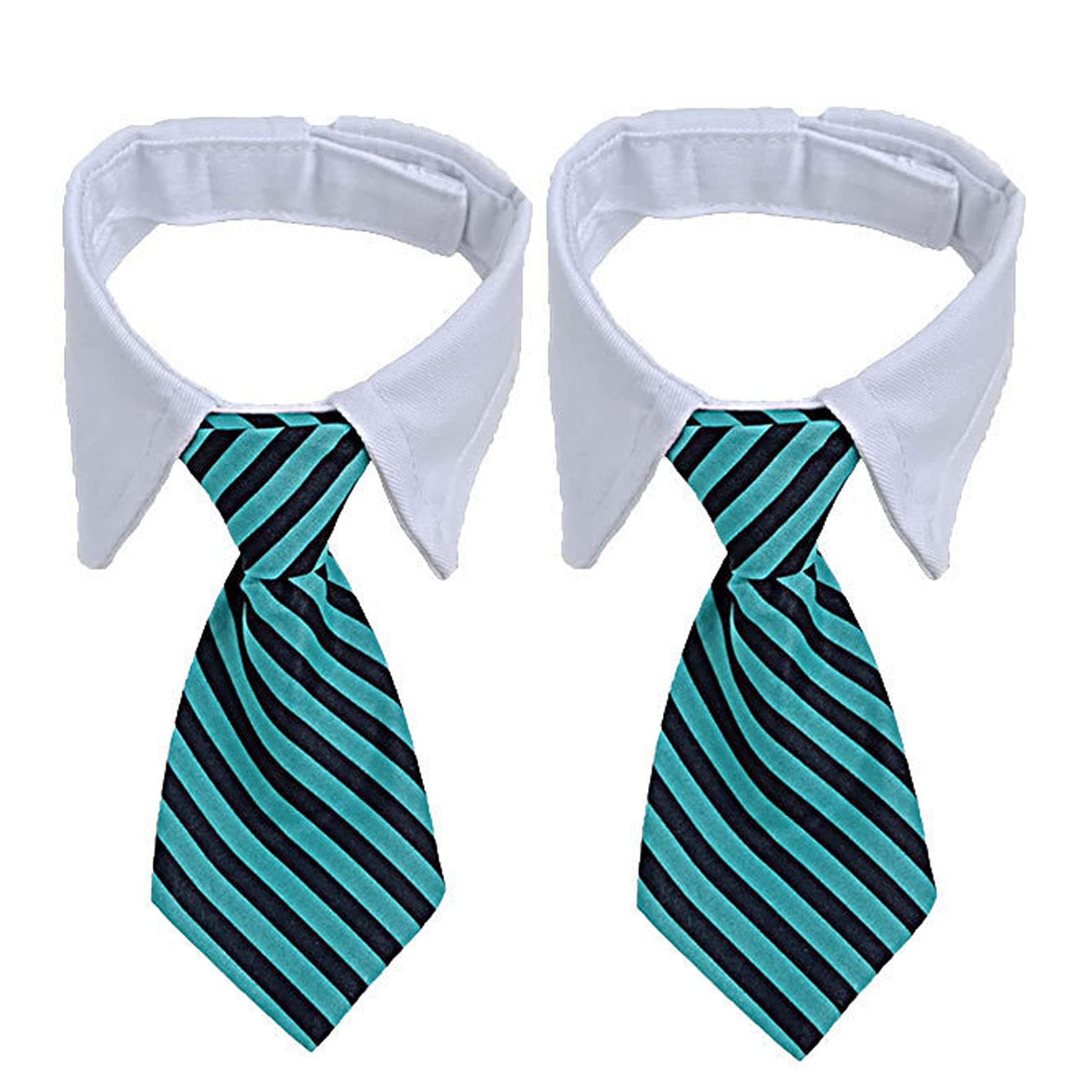 Amazon | Ourkens ペットネクタイ 仮シャツの襟 犬猫首輪 ネクタイ付け