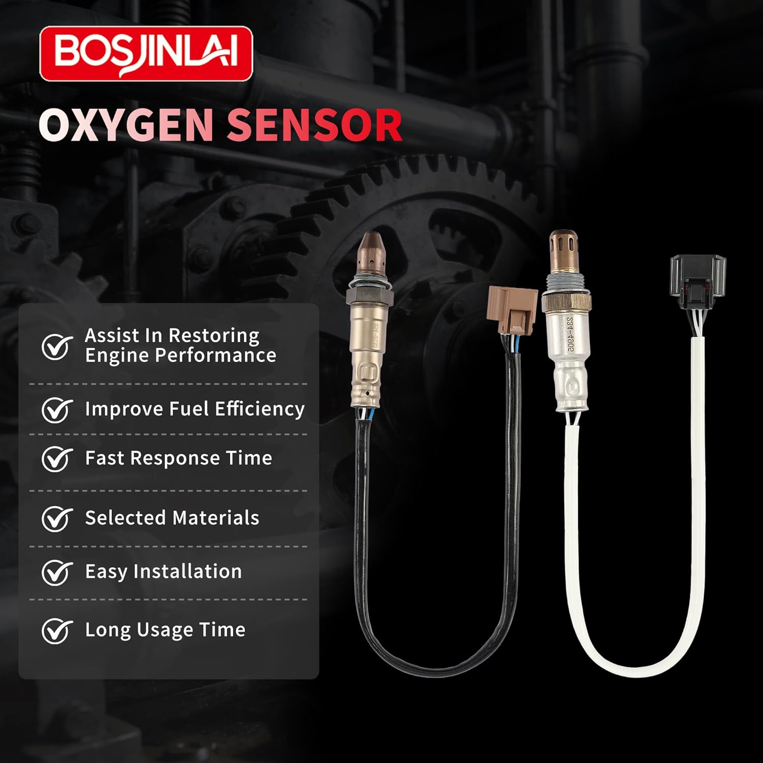 O2 Oxygen Sensor Upstream Downstream for Nissan Altima 2.5L L4 2013 2014 2015 2016 2017 2Pcs