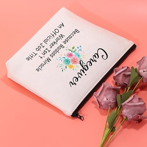 Miniatura 6 de JXGZSO Trabajador de la salud Bolsa de cremallera cosmética Regalo de asistencia médica Cuidador Bolsa de maquillaje Cuidado Dador Regalos de